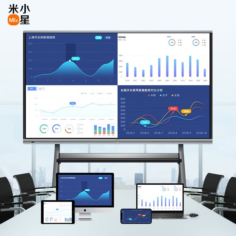 华为(huawei)体机交互式多媒体教学电子白板智慧大屏.